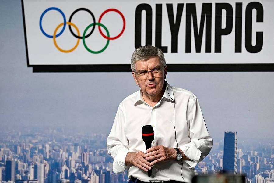 Thomas Bach le mois dernier en Chine.