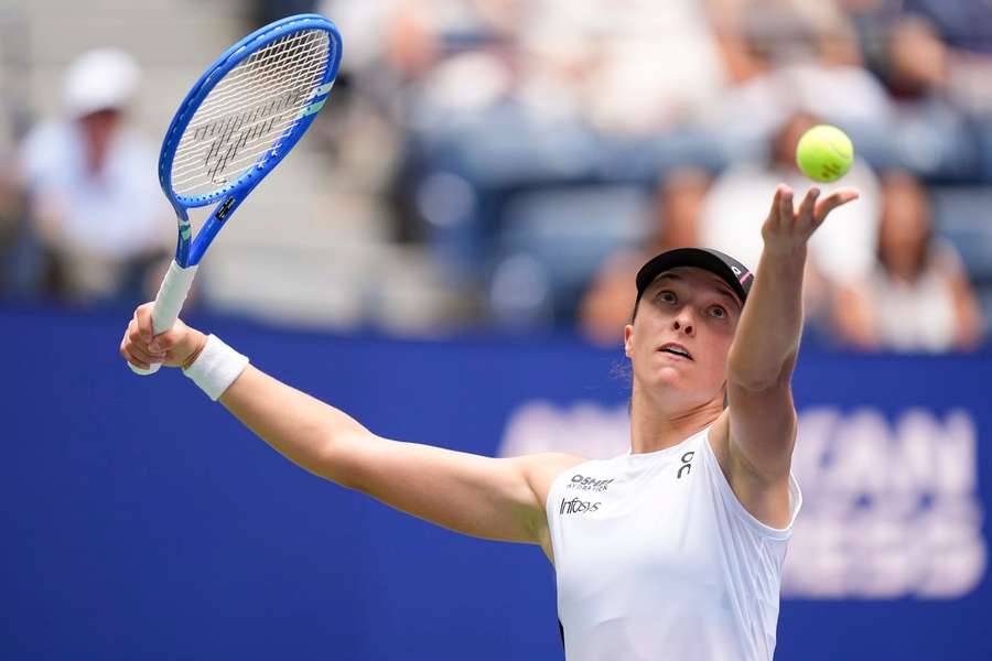 Iga Świątek podczas US Open