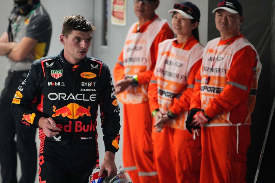 Verstappen após o Grande Prémio de Singapura