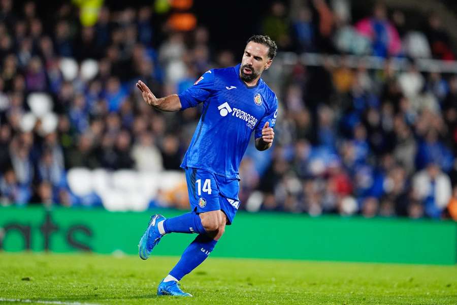Carvajal, con el Getafe Carvajal, con el Getafe