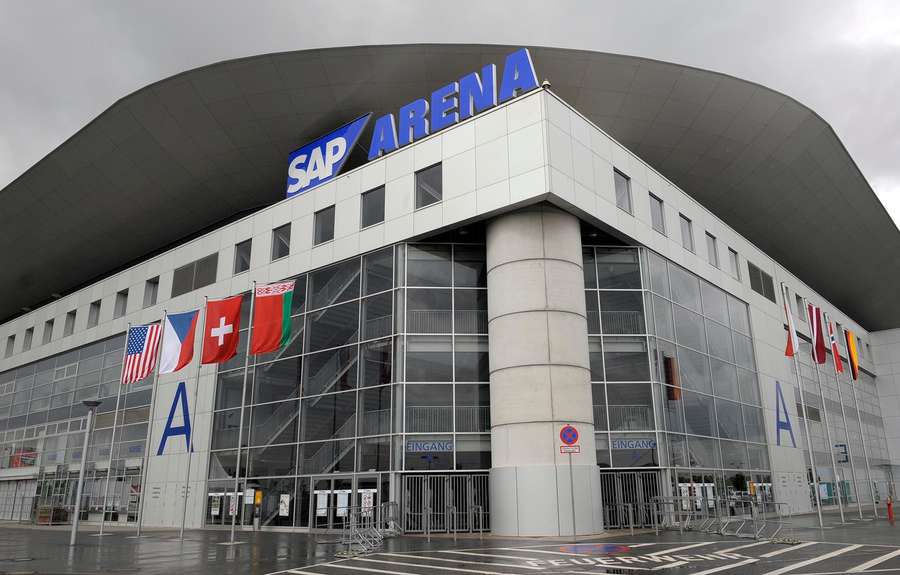 Die SAP-Arena von außen