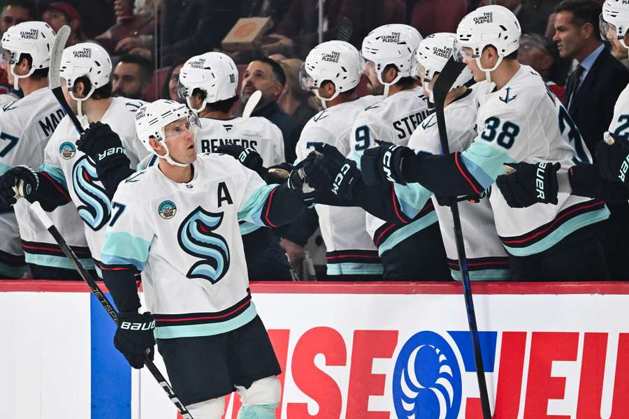 The Seattle Kraken managed a come-from-behind win in the NHL on Thursday night. The Seattle Kraken managed a come-from-behind win in the NHL on Thursday night.