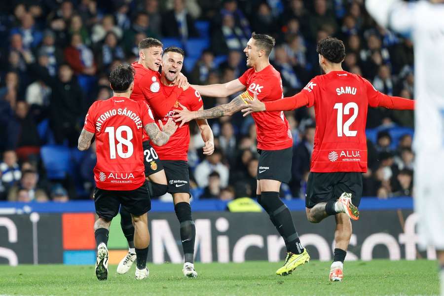 Mallorca slaví postup do finále Copa del Rey.