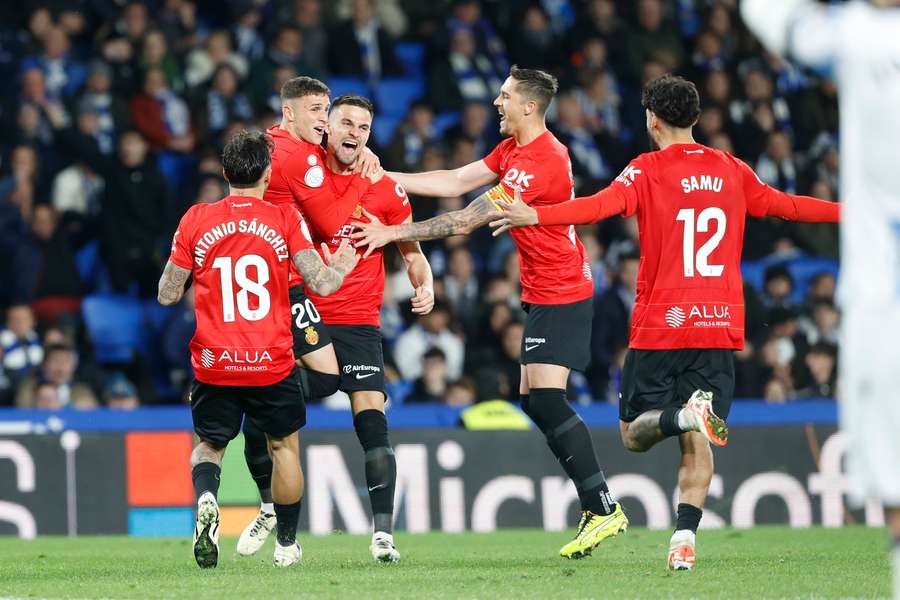 Mallorca slaví postup do finále Copa del Rey.