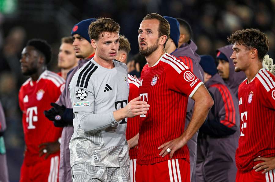 Jonas Urbig am Dienstag nach dem Spiel