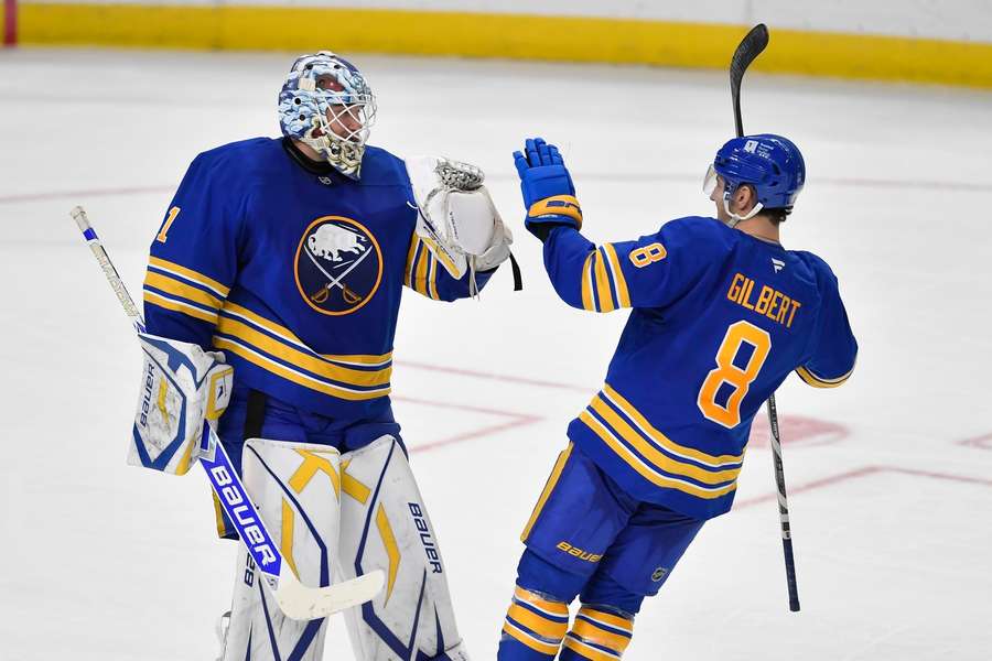 Die Sabres siegen gegen Calgary.