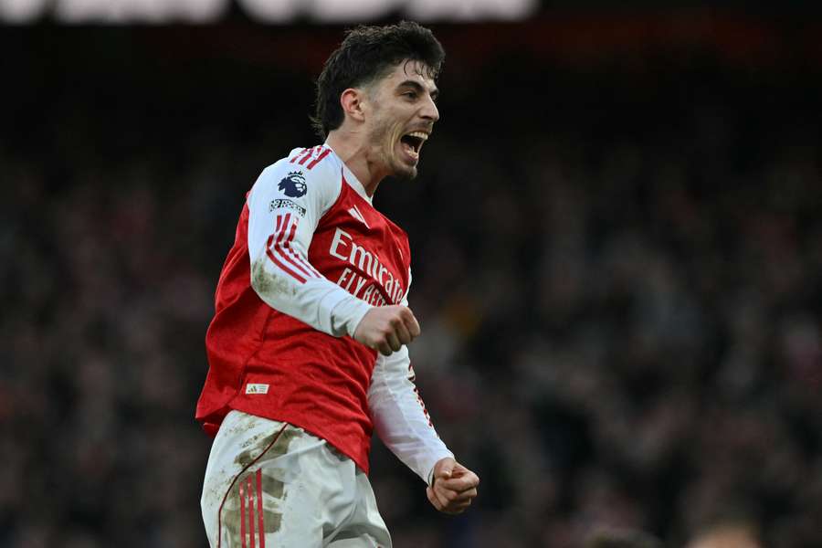 Havertzom v drese Arsenalu.