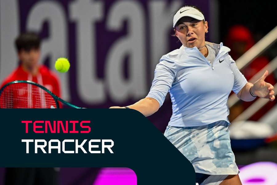 Anisimova is in action