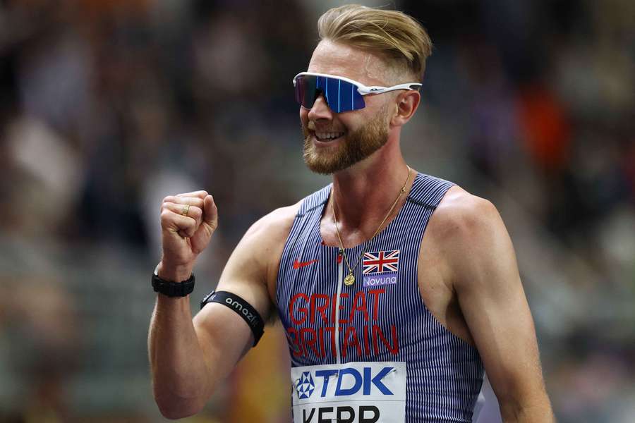 Britain's Kerr outsprints Hocker for world indoor 3,000m gold