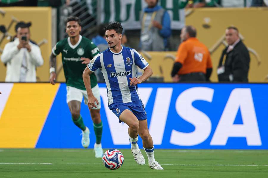 FC Porto midfielder Stephen Eustaquio in action