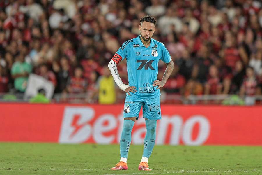 Neymar é a esperança do Santos para sair da fase ruim