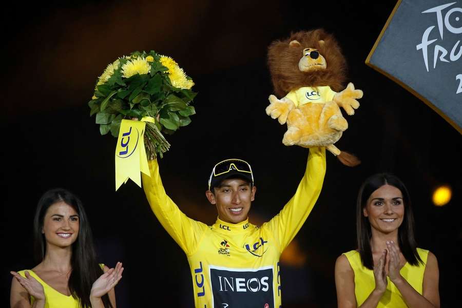 Bernal won de Tour in 2019