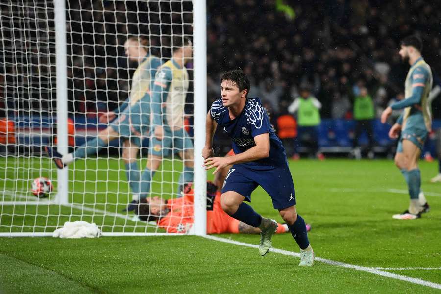 João Neves marcou o golo da reviravolta do PSG