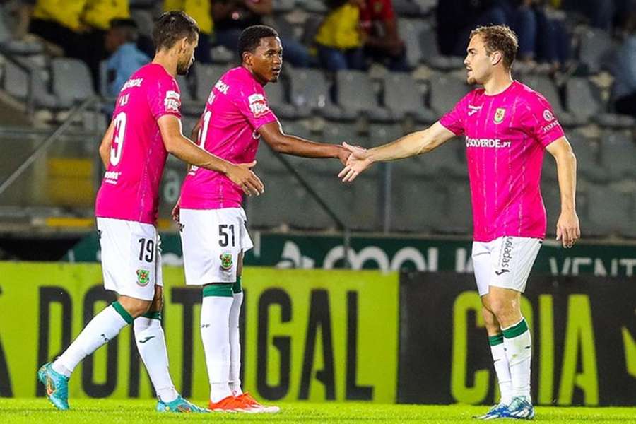 João Caiado celebra o golo