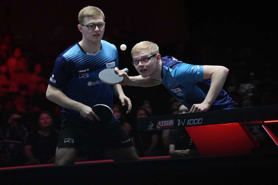 Alexis et Félix Lebrun à Singapour le mois dernier.