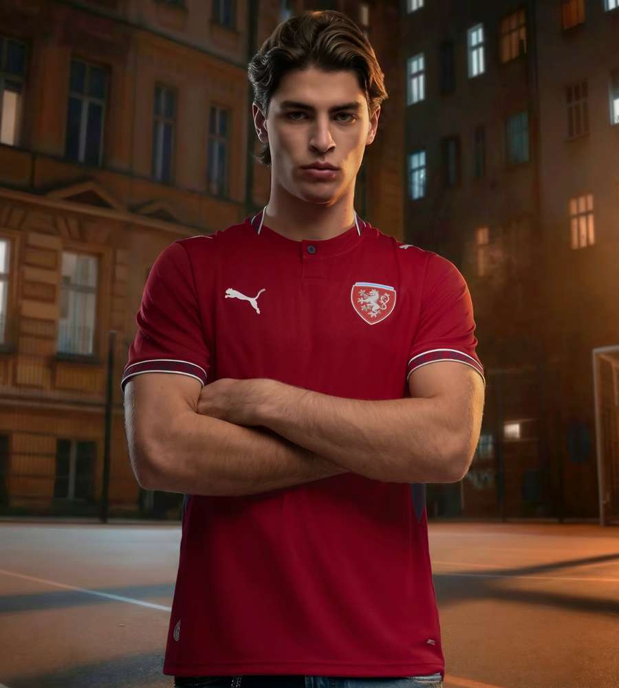 Uniforme 1 dos tchecos Uniforme 1 dos tchecos