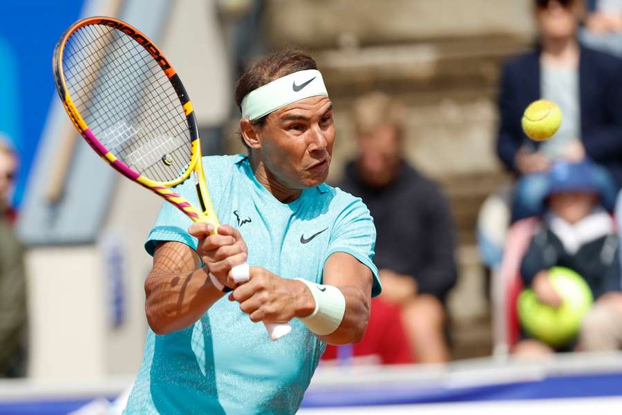 Rafael Nadal finalmente de novo em court