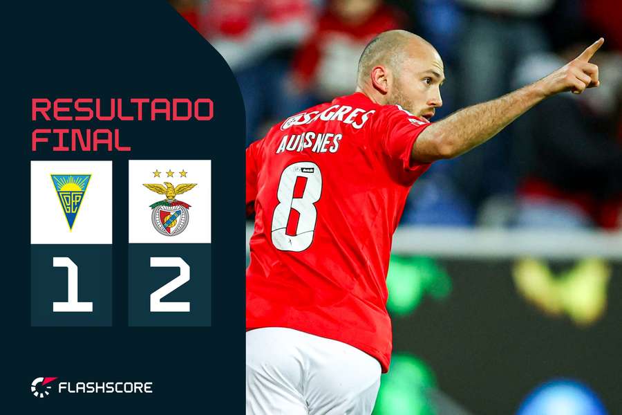 Aursnes abriu marcador na Amoreira