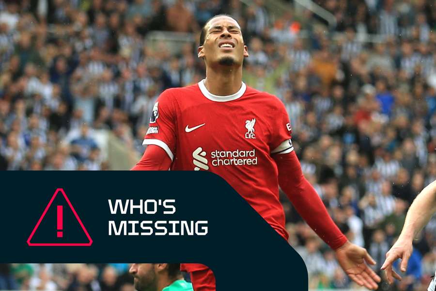 Who's missing? Virgil van Dijk begins suspension