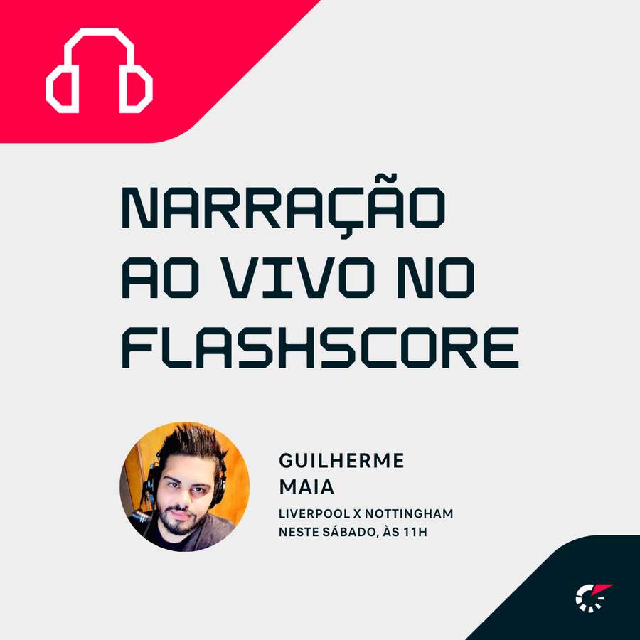 Confira os jogos com narração do Flashscore entre este sábado (22