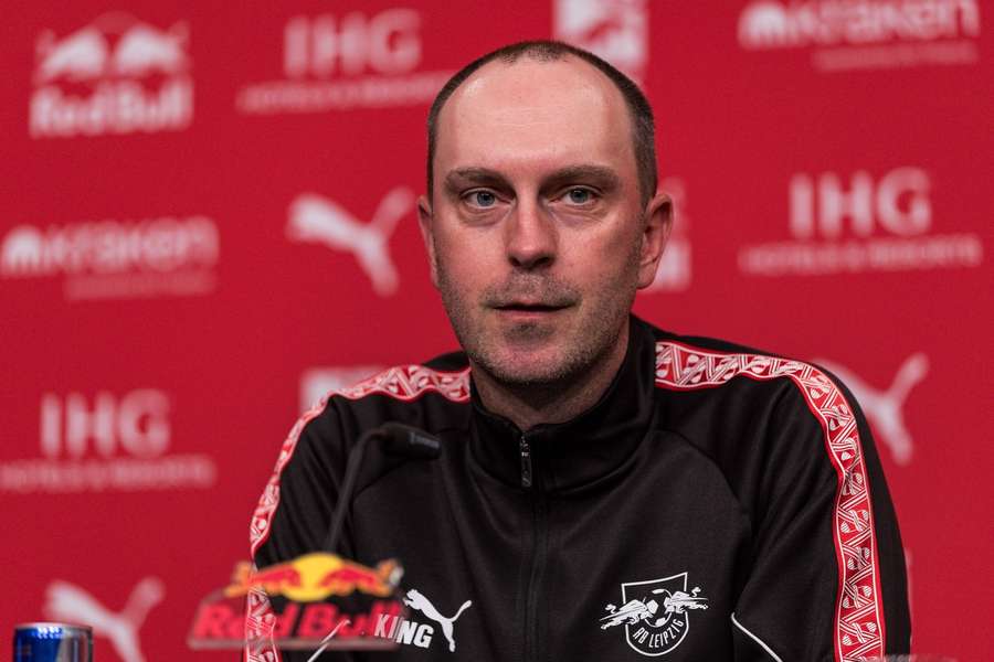 Ole Werner bei der Pressekonferenz am Donnerstag.