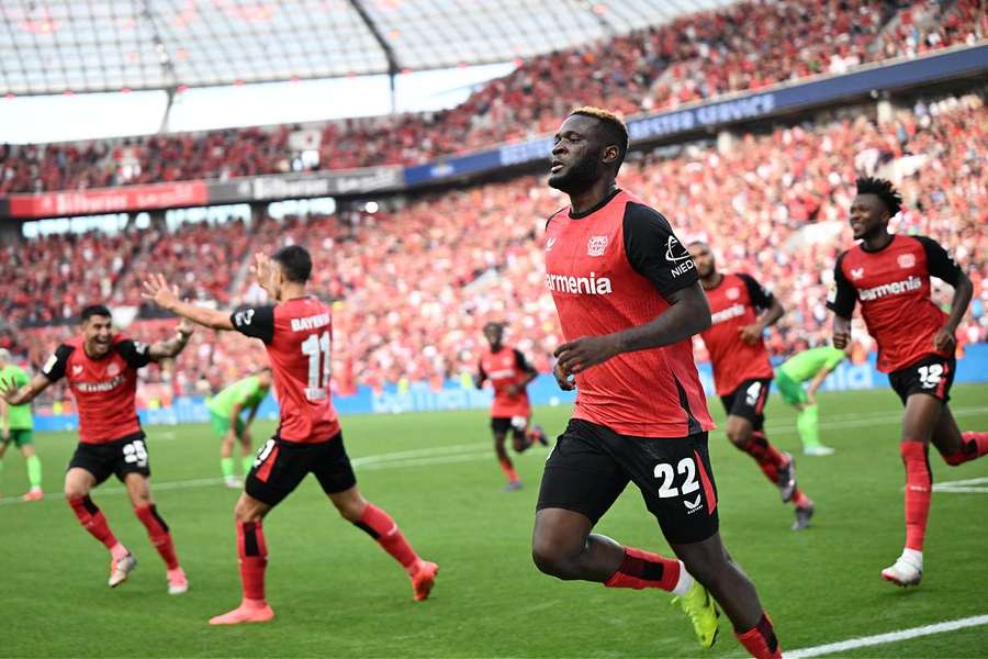 Boniface foi o herói do atual campeão neste domingo