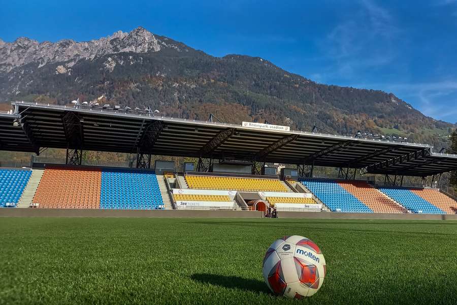 Het stadion van Vaduz