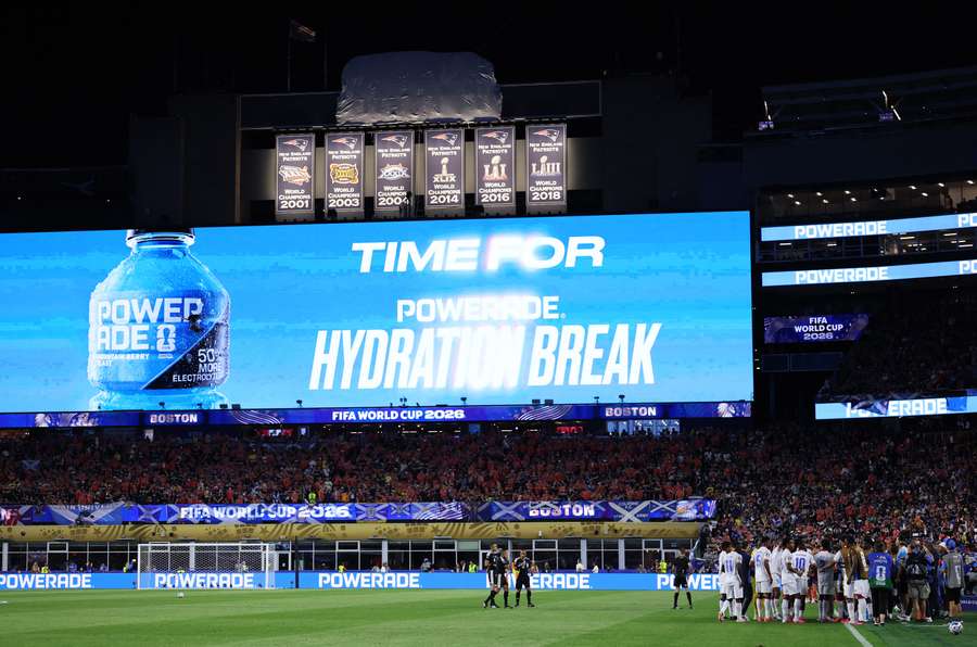 Hydration Break, uma das novidades da Copa do Mundo na América do Norte Hydration Break, uma das novidades da Copa do Mundo na América do Norte