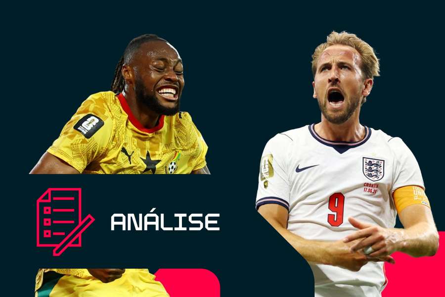 Antoine Semenyo e Harry Kane vão liderar as suas equipas no duelo Inglaterra-Gana Antoine Semenyo e Harry Kane vão liderar as suas equipas no duelo Inglaterra-Gana