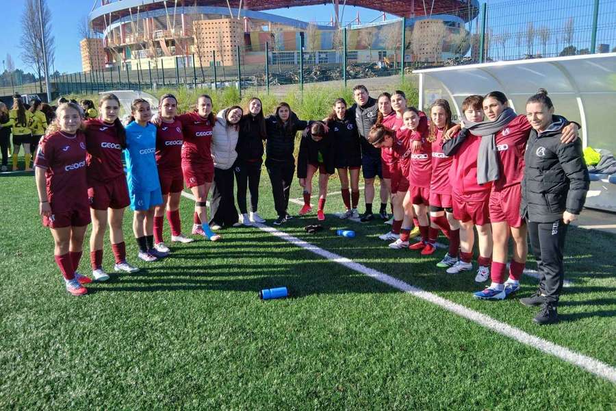 A equipa sub-17 do Clube de Albergaria