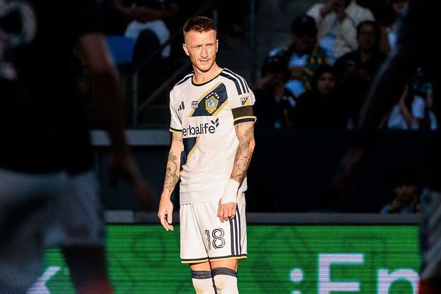 Marco Reus em ação pelo clube norte-americano Marco Reus em ação pelo clube norte-americano