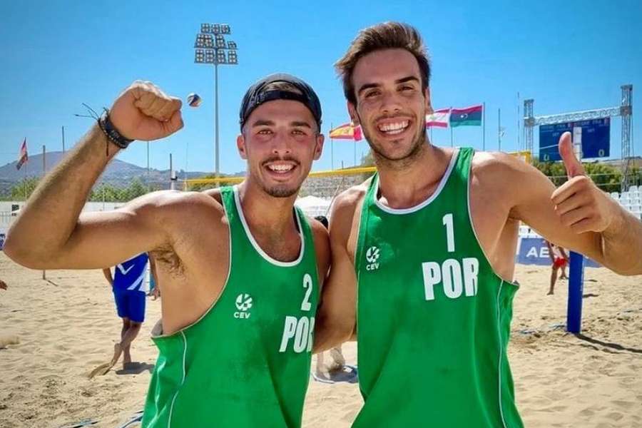 João Pedrosa e Hugo Campos em representação de Portugal