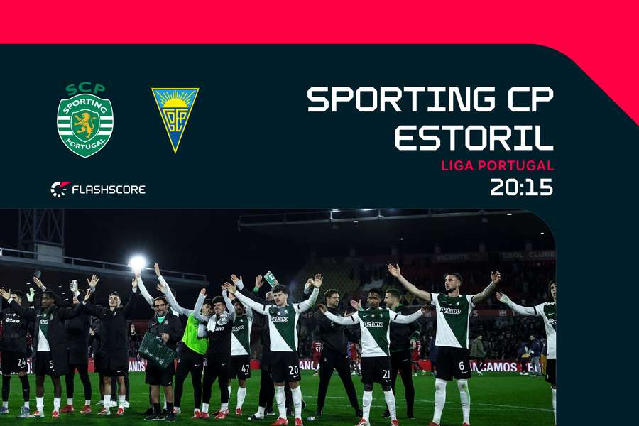 Sporting recebe Estoril em Alvalade