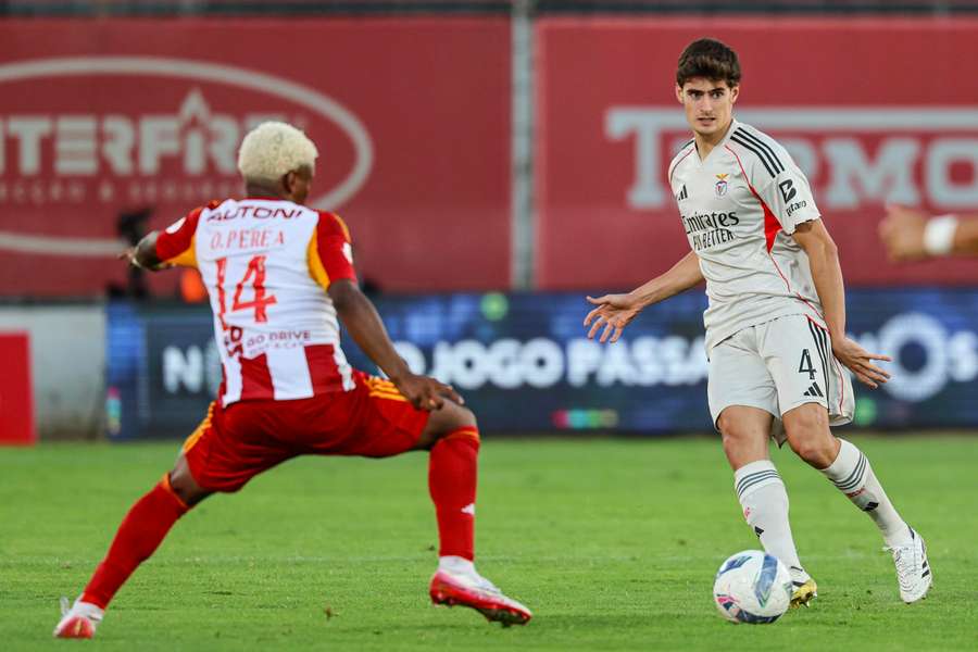 António Silva ao serviço do Benfica