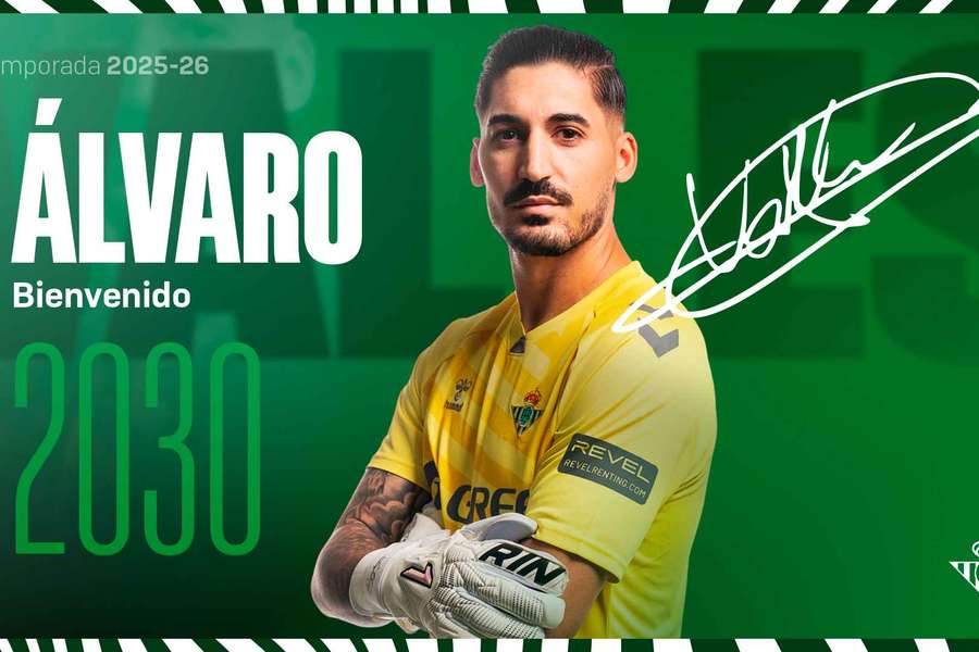 Álvaro Valles assinou com o Betis até 2030