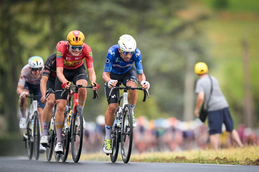 Nélson Oliveira lors de la 11e étape du Tour Nélson Oliveira lors de la 11e étape du Tour