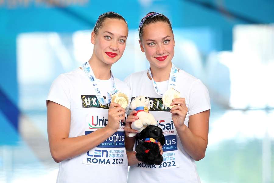 The Aleksiiva twins won six gold medals at the 2022 European Games for Ukraine