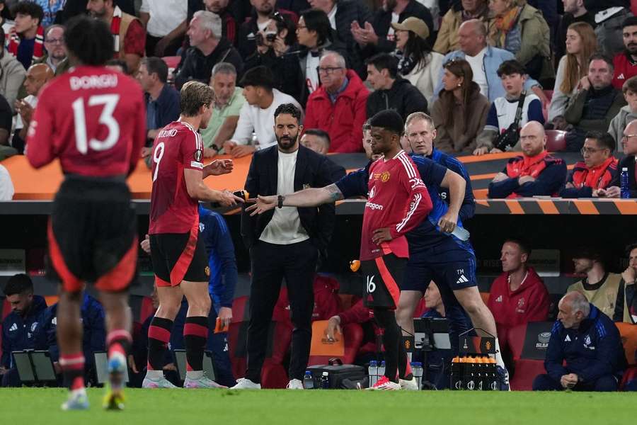 Amorim acabou época sem títulos em Old Trafford