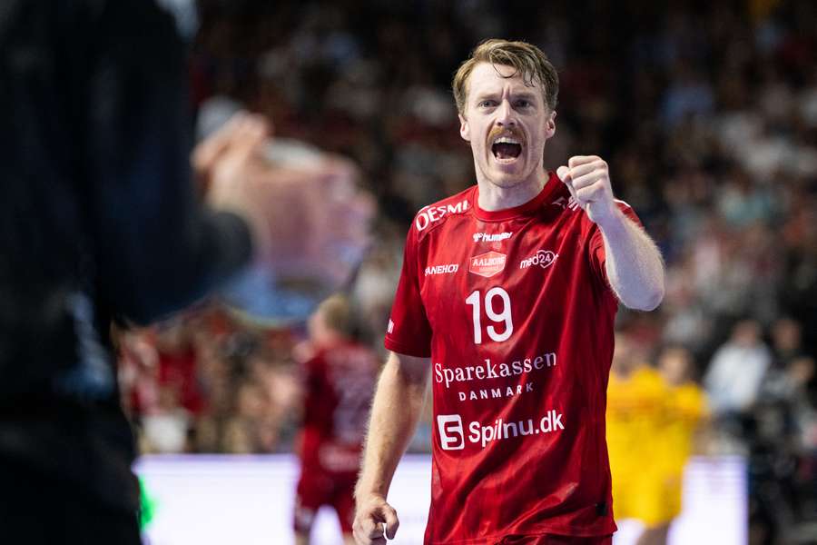 Norske Kristian Bjørnsen bød lørdag ind med tre scoringer for Aalborg Håndbold.