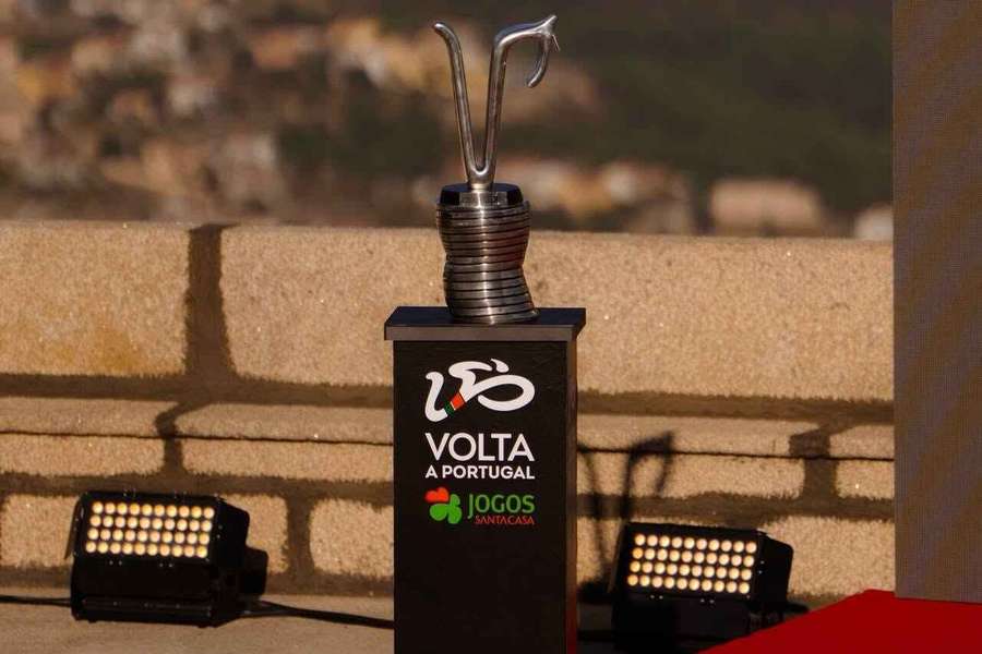 O troféu da Volta a Portugal O troféu da Volta a Portugal