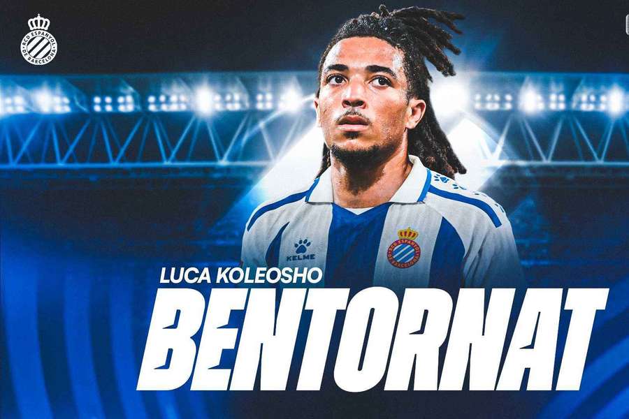 Luca Koleosho, de nuevo en el Espanyol