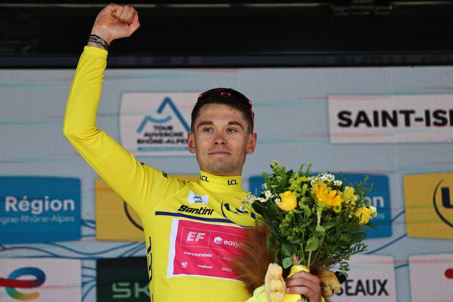 Le grand numéro d'Alex Baudin pour se parer de jaune sur le Tour Aura Le grand numéro d'Alex Baudin pour se parer de jaune sur le Tour Aura