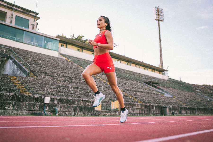 Laura Taborda sofreu um acidente durante a Night of Athletics, em Heusden, Bélgica
