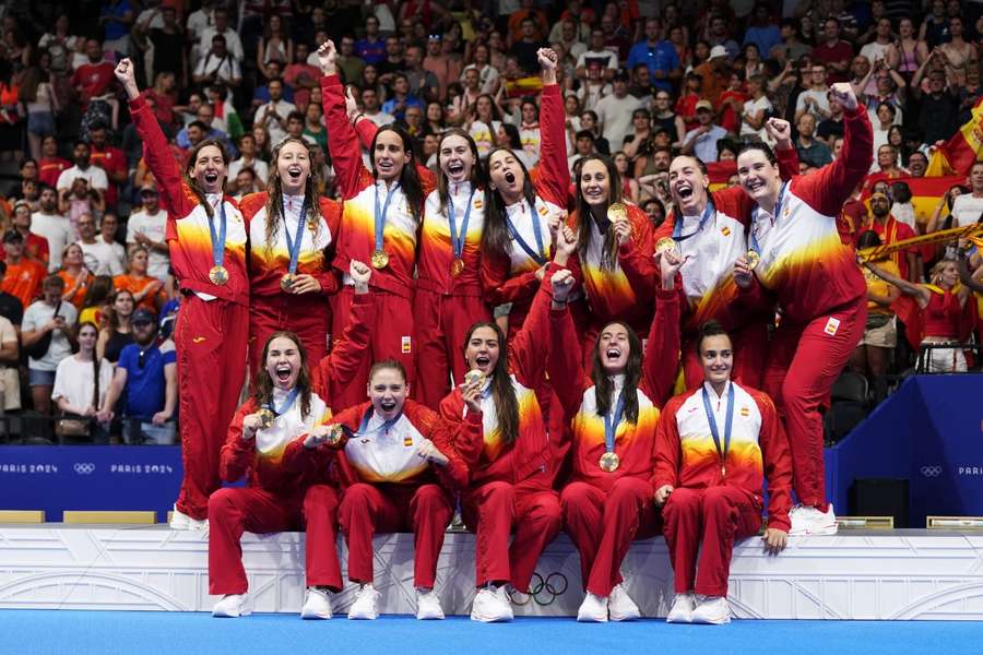 Las campeonas olímpicas de waterpolo