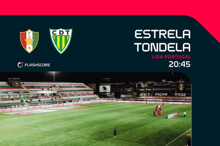 Estrela recebe Tondela na Reboleira Estrela recebe Tondela na Reboleira