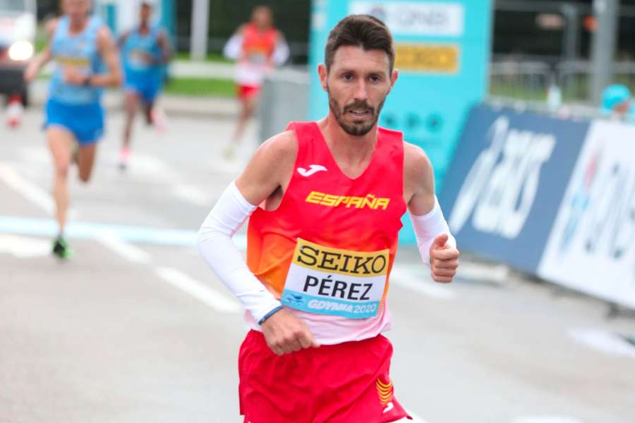 ‘Chiki’ Pérez durante una prueba