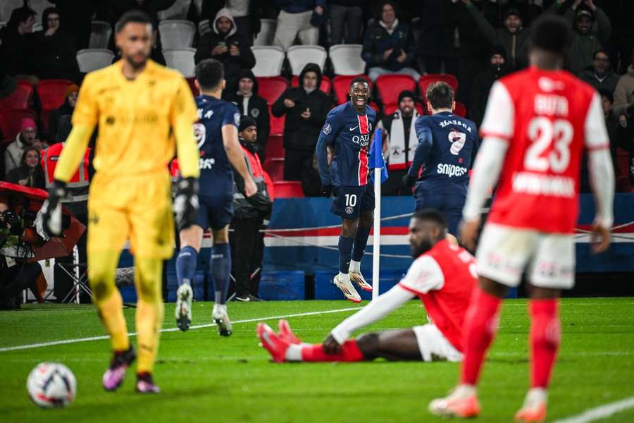PSG were pegged back by Reims