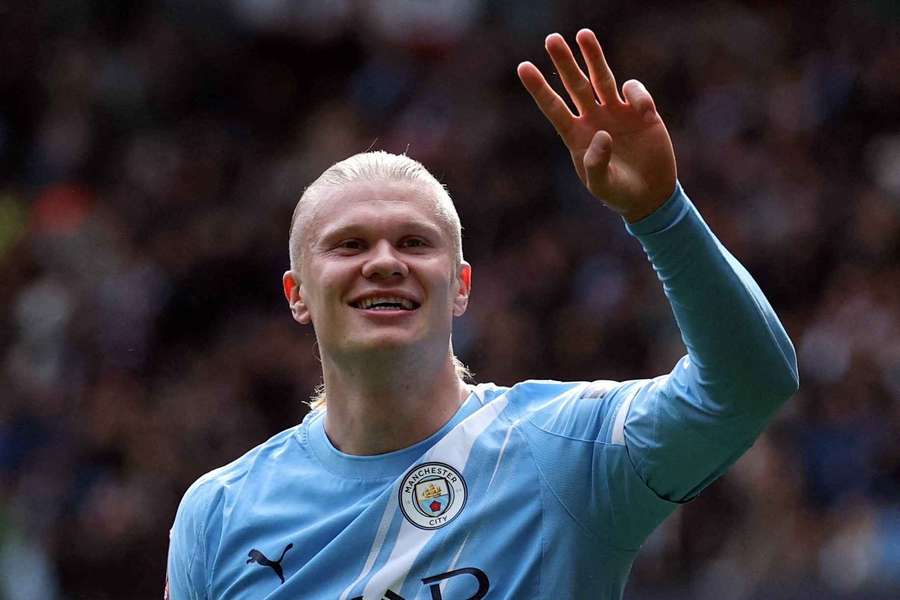 Hat-trick ace Haaland hails "amazing" Man City for FA Cup QF Liverpool thumping