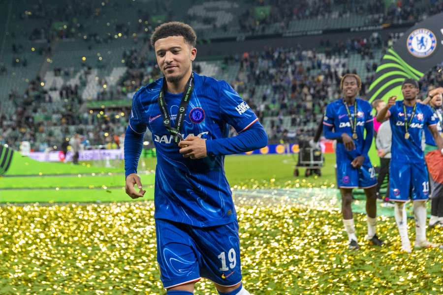 Sancho's last game at Chelsea was a success