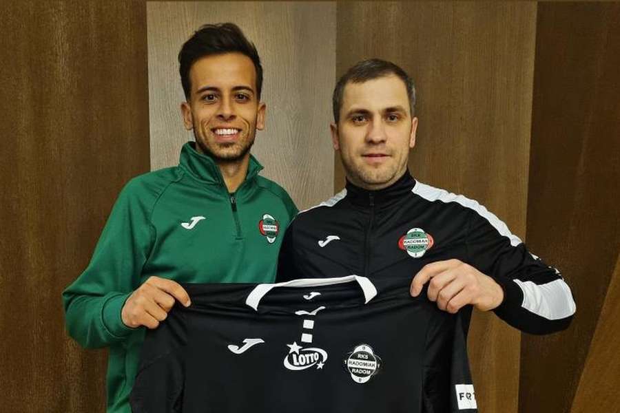 Francisco Ramos já na Polónia com a nova camisola